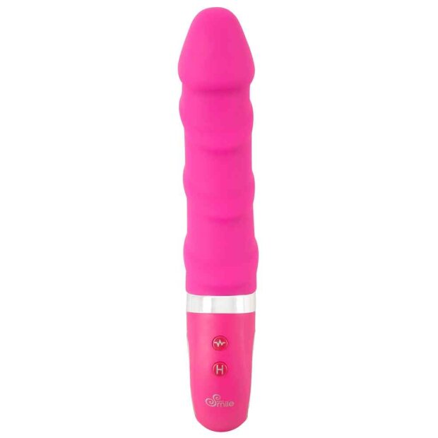 You2Toys Sweet Smile Warming Soft Vibrator Pink 22,8 cm ⌀ 4 cm