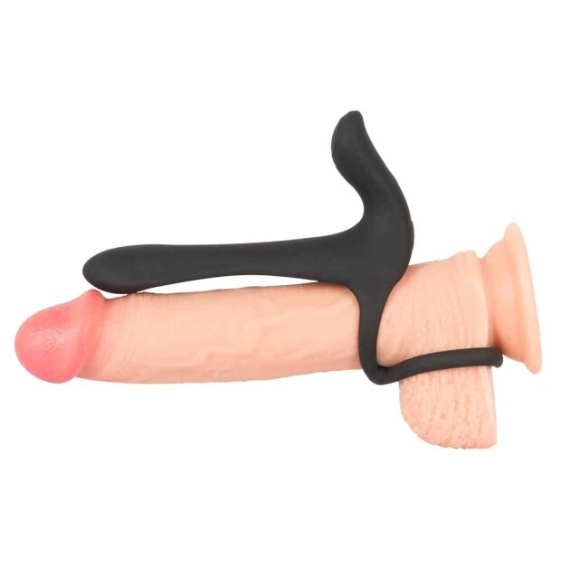 Black Velvets Couples Vibrator Penisring Schwarz ⌀ 3,2 cm