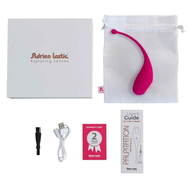 Adrien Lastic Palpitation Vibro-Ei Pink 18 cm ⌀ 3,7 cm
