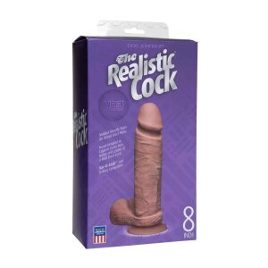Doc Johnson The Realistic Cock UR3 Dildo Braun 20,5 cm