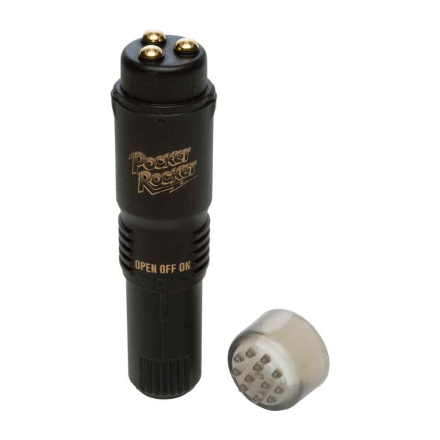 Doc Johnson Pocket Rocket Original Auflegevibrator Schwarz