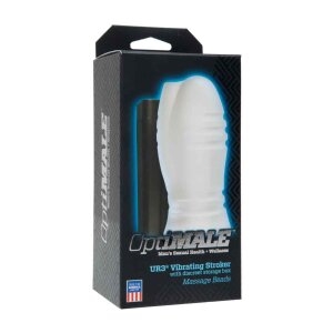 Doc Johnson OptiMALE ULTRASKYN Vibrating Stroker Massage...