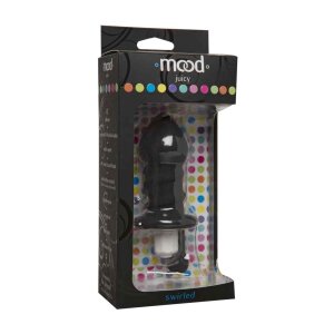 Doc Johnson Juicy Swirled Analplug mit Vibration Schwarz...