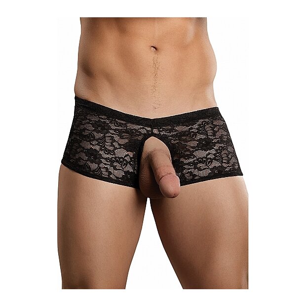Crotchless Pantie Black - L/XL