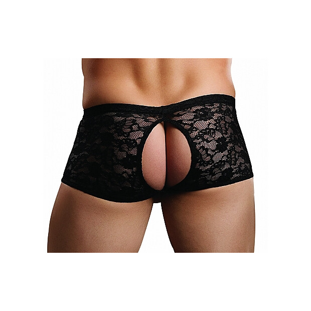 Crotchless Pantie Black - L/XL