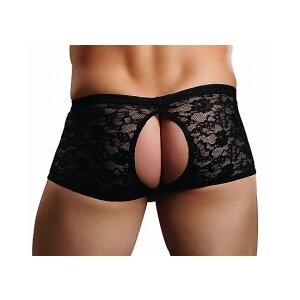 Crotchless Pantie Black - L/XL