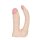 Doc Johnson The Naturals Double Penetrator Doppeldildo Beige 12,7 cm ⌀ 8,9 cm