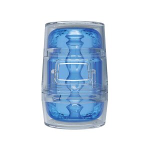 Doc Johnson MAINSQUEEZE Pop-Off Optix Crystal Blue...