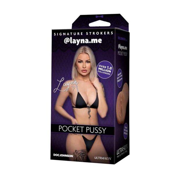 Doc Johnson Girls of Social Media @layna.me ULTRASKYN Pocket Pussy Taschenmuschi