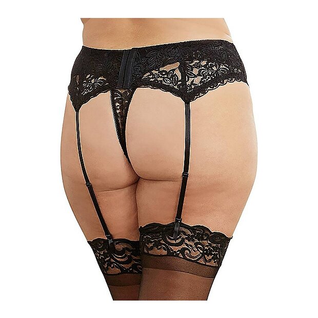 Lace Garter Belt Dmd - Queen Size - Black