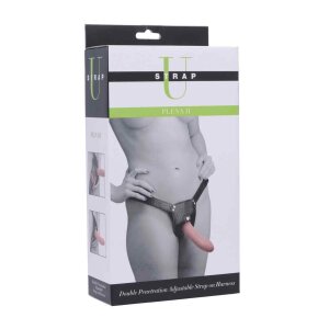 XR Brands Strap U Plena II Strap-On Beige 28,5 cm