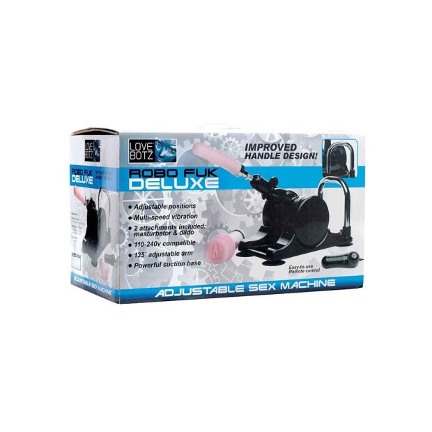 XR Brands LoveBotz Robo Fuk Deluxe Adjustable Sexmaschine Schwarz