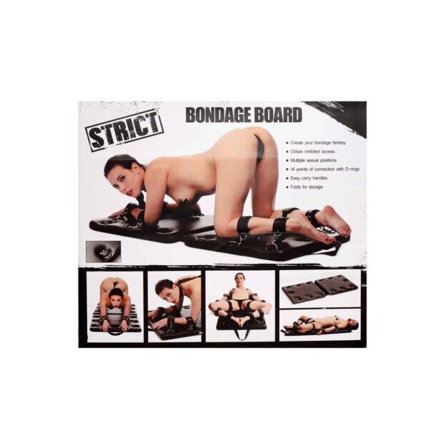 XR Brands Strict Bondage Board Bondage Schwarz