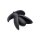 XR Brands Sprouted Silicone Vibrating Anchor Analplug Schwarz ⌀ 7 cm