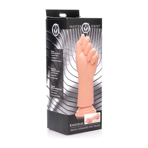 XR Brands MS Knuckles Small Clenched Fist Dildo Beige 24,1 cm ⌀ 8,1 cm