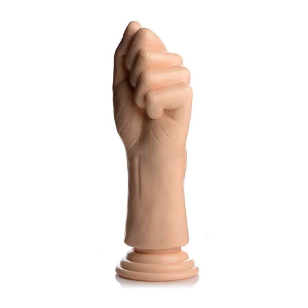 XR Brands MS Knuckles Small Clenched Fist Dildo Beige 24,1 cm ⌀ 8,1 cm