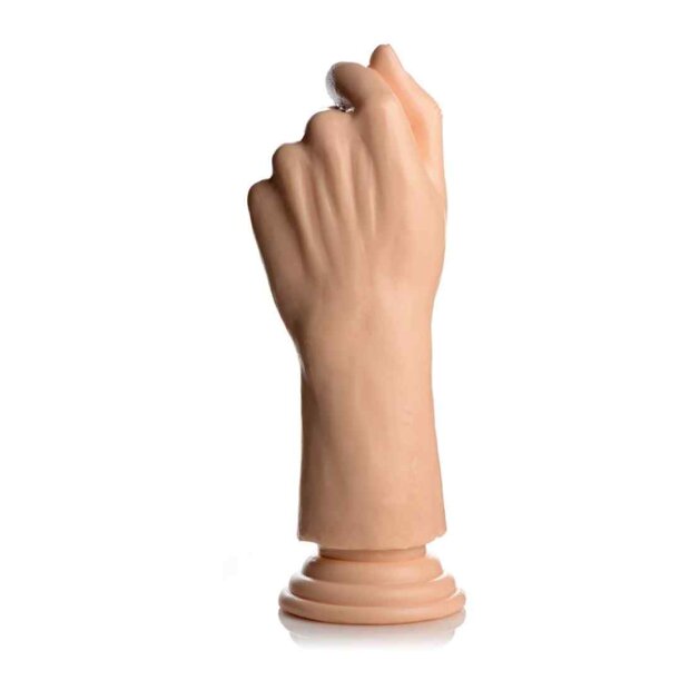 XR Brands MS Knuckles Small Clenched Fist Dildo Beige 24,1 cm ⌀ 8,1 cm