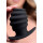 XR Brands Hive Ass Tunnel Ribbed Hollow Anal Plug Large Tunnelplug Schwarz ⌀ 6,2 cm