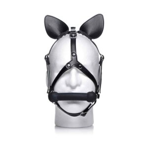 Dark Horse Pony Head Harness with Silicone Bit - Black