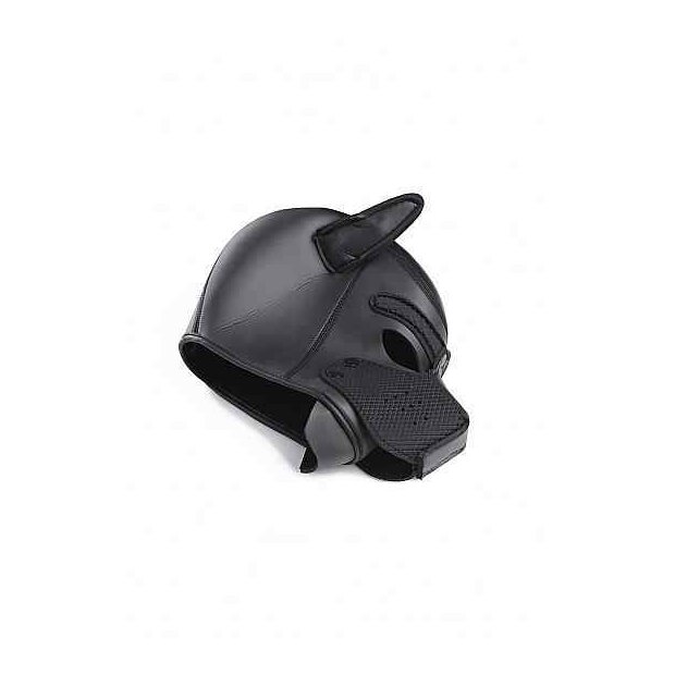 Spike Neoprene Puppy Hood - Black