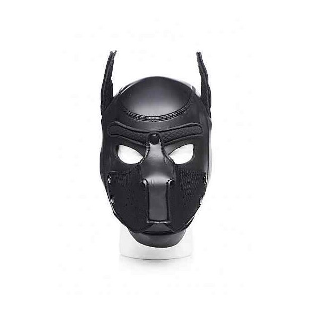 Spike Neoprene Puppy Hood - Black