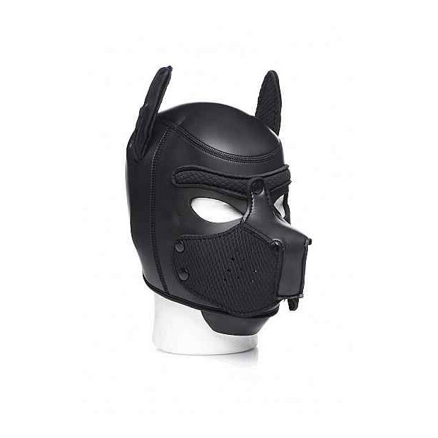 Spike Neoprene Puppy Hood - Black