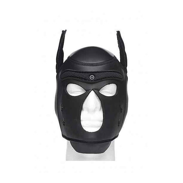 Spike Neoprene Puppy Hood - Black