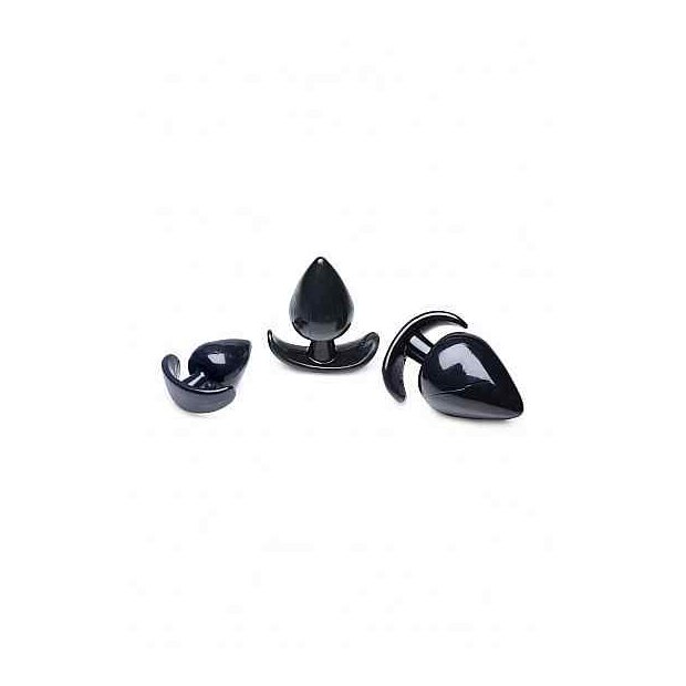 Triple Spades 3 Piece Anal Plug Set