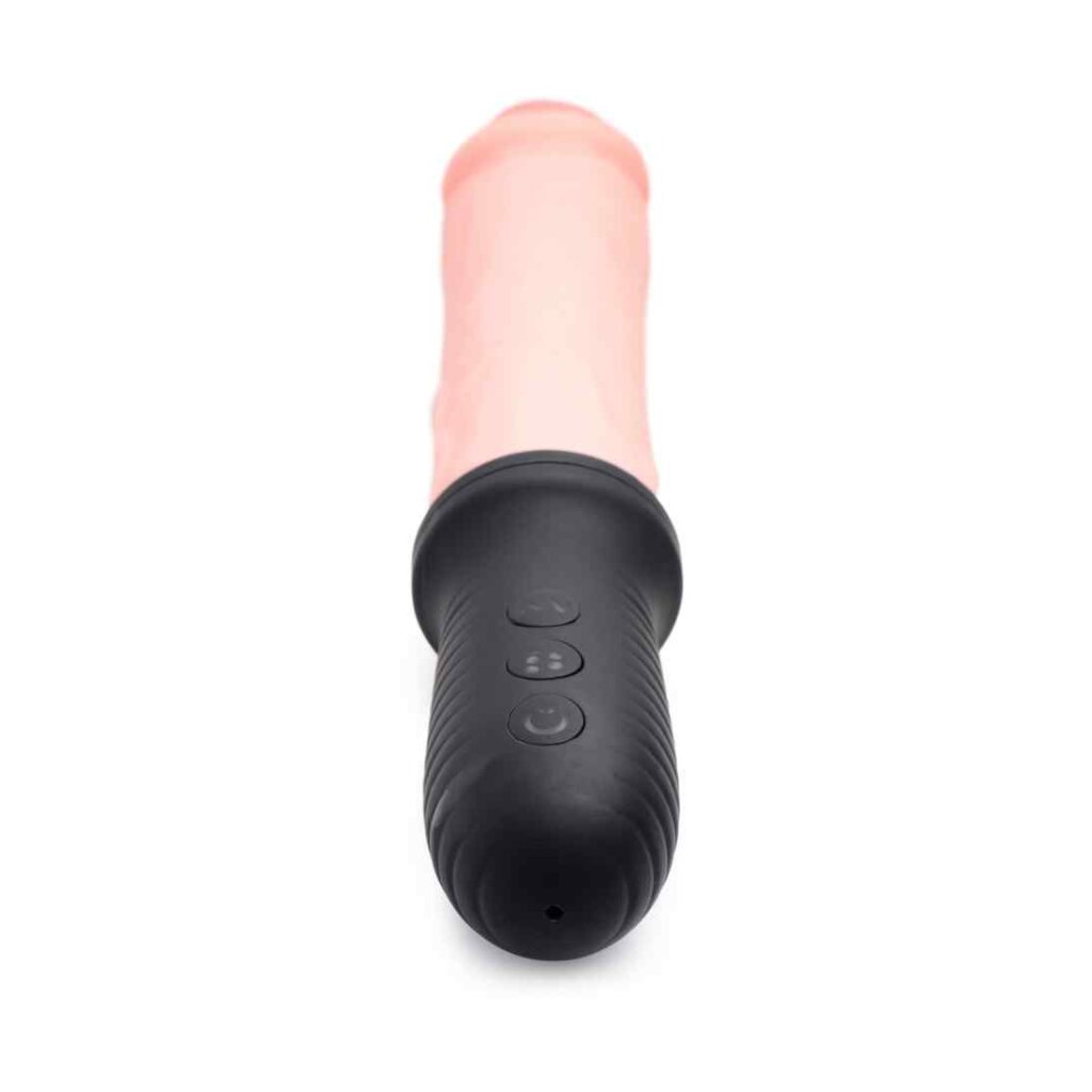 auto thrust dildo Thrusting Sex Machine Telescopic Automatic Dildo Vibrator – mojozau main image 1