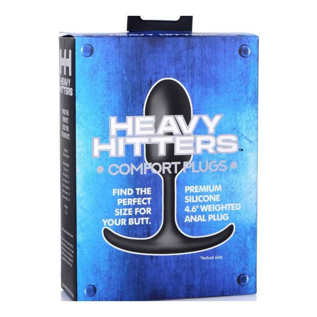 Premium Silicone Weighted Anal Plug - Small