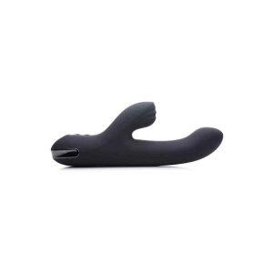 XR Brands Silicone Pulsing Vibrating Rabbit Schwarz 21,6...