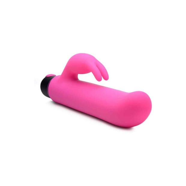 XR Brands XL Bullet Rabbit Silicone Sleeve Vibrator Pink 23,6 cm