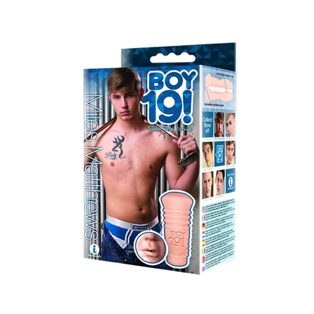 Icon Brands Boy 19 Teen Twink Mouth Stroker Miles Mathews Taschenmuschi