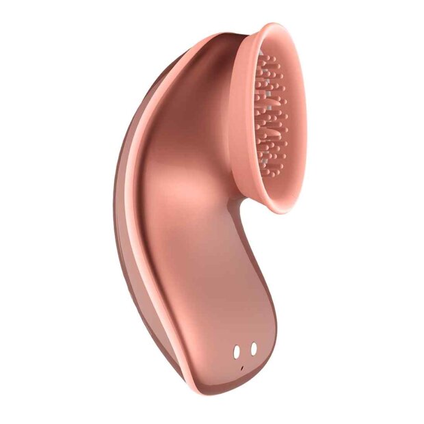 Hands  free Suction & Vibration Toy Rose Gold