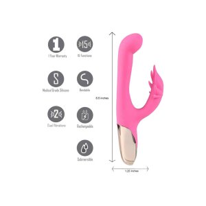 Maiatoys Maui Vibrator Pink 12,2 cm ⌀ 3,2 cm