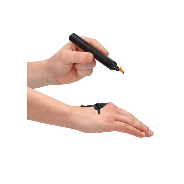 Shots kleineTeasing-Wachskerzen 4 Stück schwarz