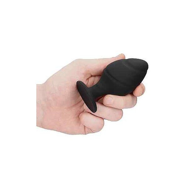 Swirled Butt Plug Set Black