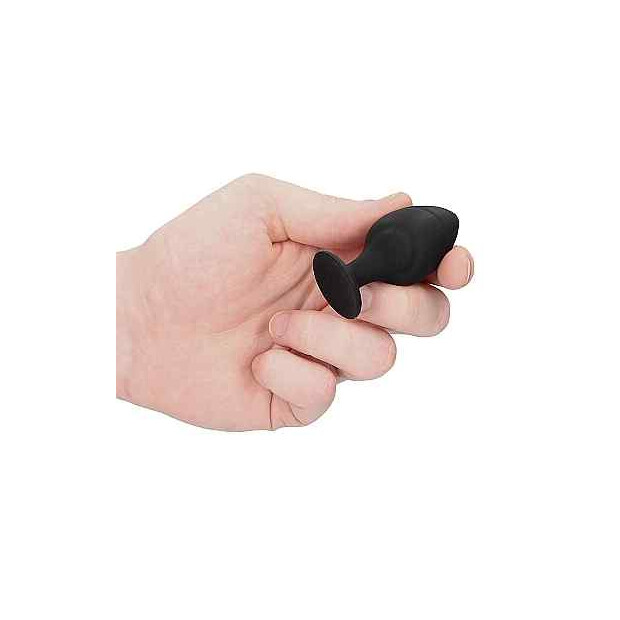 Swirled Butt Plug Set Black