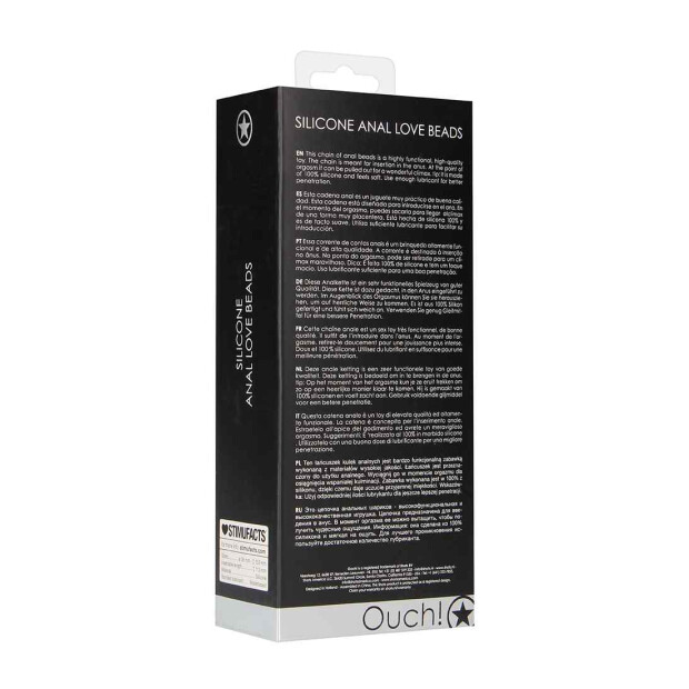 Anal Love Beads Black