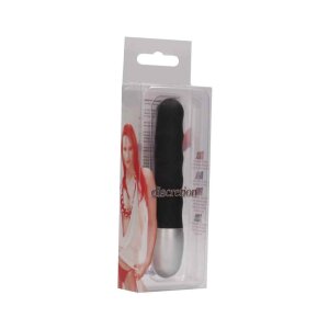 Seven Creations Discretion Ribbed Mini Vibrator Schwarz...