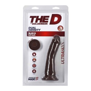 Doc Johnson The D Slim D Ultraskyn Chocolate Dildo Braun...