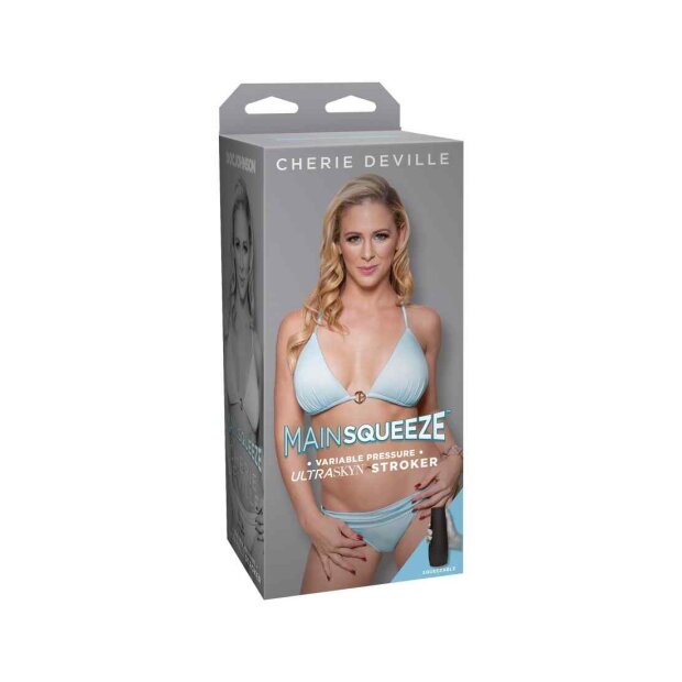 Doc Johnson MAINSQUEEZE Cherie DeVille ULTRASKYN Pussy Masturbator