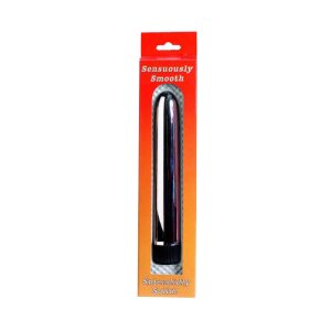 Sensuously Smooth Vibrator - 17cm - Silver