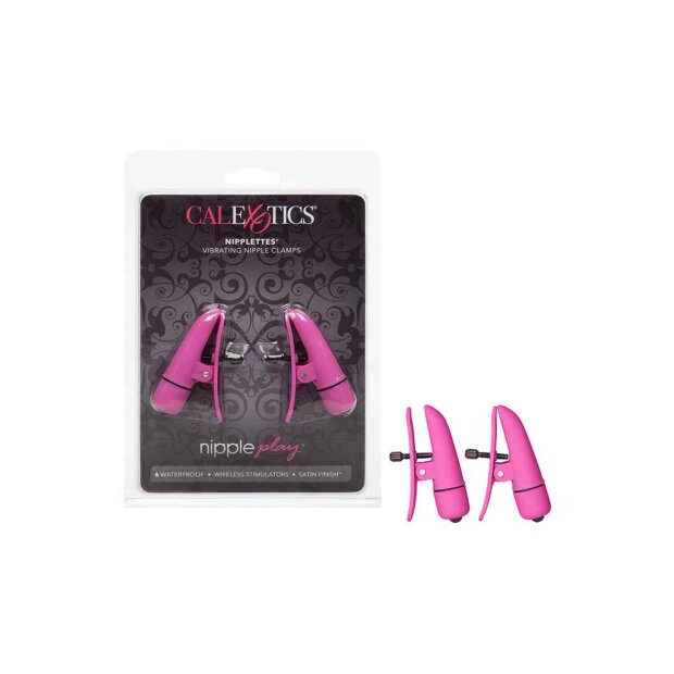 CalExotics Nipple Play Nipplettes Vibration Nippelklemmen Pink