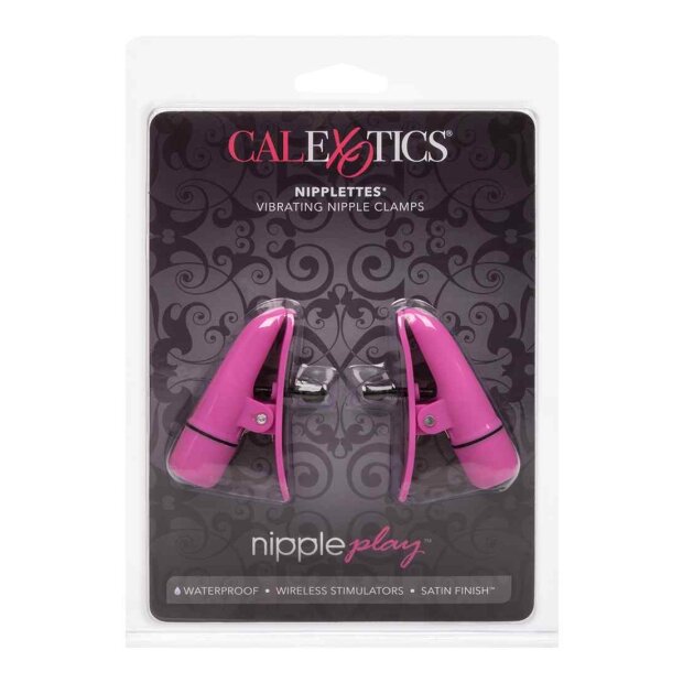 CalExotics Nipple Play Nipplettes Vibration Nippelklemmen Pink