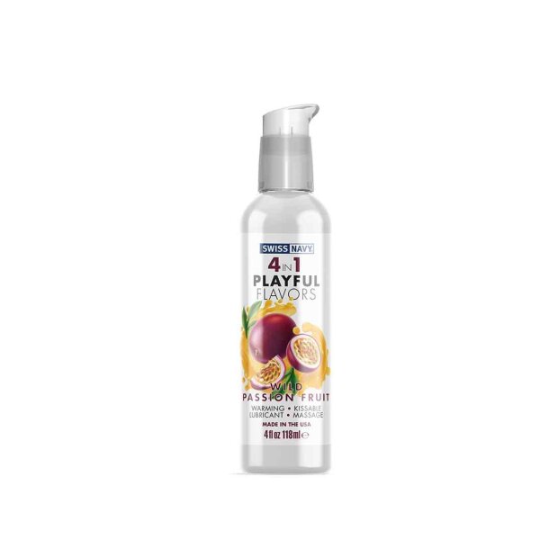 Swiss Navy Playful 4-In-1-Gleitmittel Mit Wild Passionfruit-Geschmack 118ml