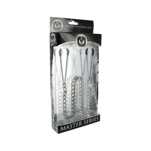 XR Brands Master Series Reign Nippelklemmen Silber