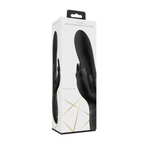 VIVE Amoris Rabbit Vibrator Schwarz 23 cm