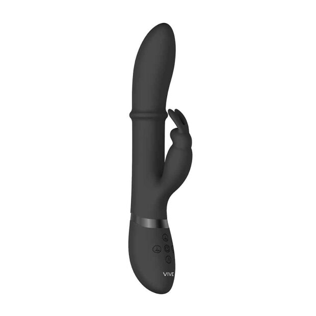 VIVE Halo Rabbit Vibrator Schwarz 24,5 cm ⌀ 4,3 cm