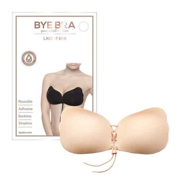 Bye Bra Lace-It Bra Cup C Nude